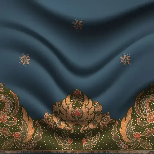 Kain Batik Kombinasi Terang Bulan